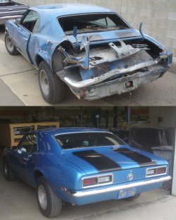 1968 Chevy Camaro Collision